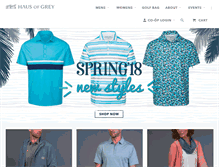 Tablet Screenshot of hausofgrey.com